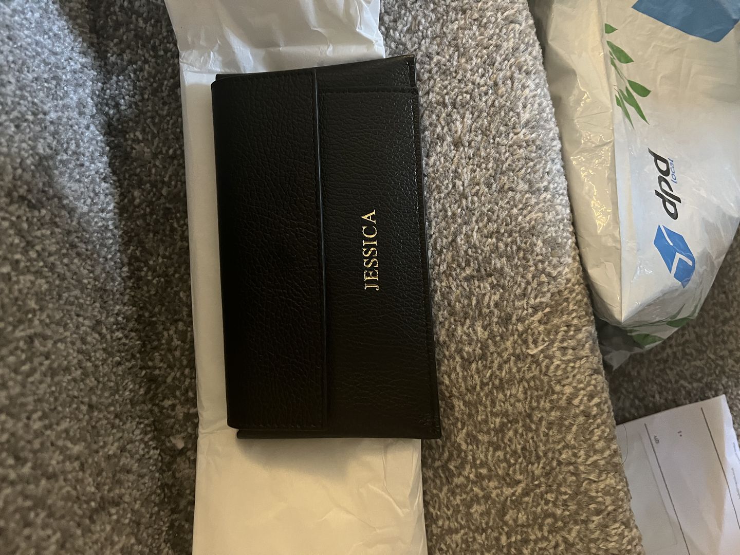 Customer photo review of Leather Lady Wallet