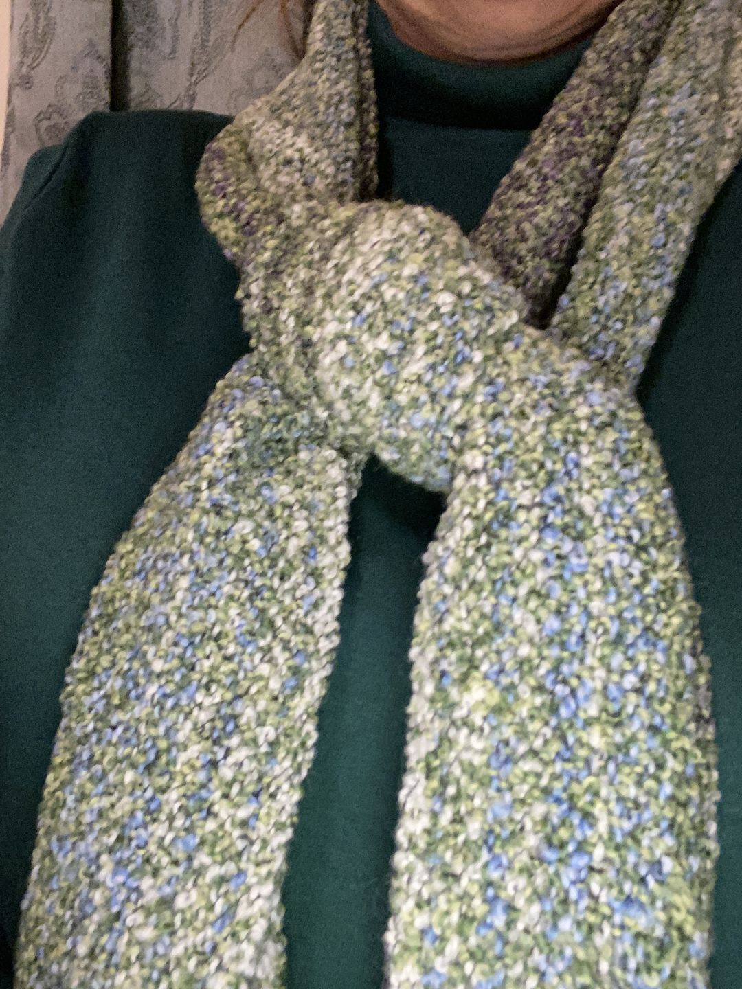 Customer photo review of Mucros Weavers Skellig Scarf