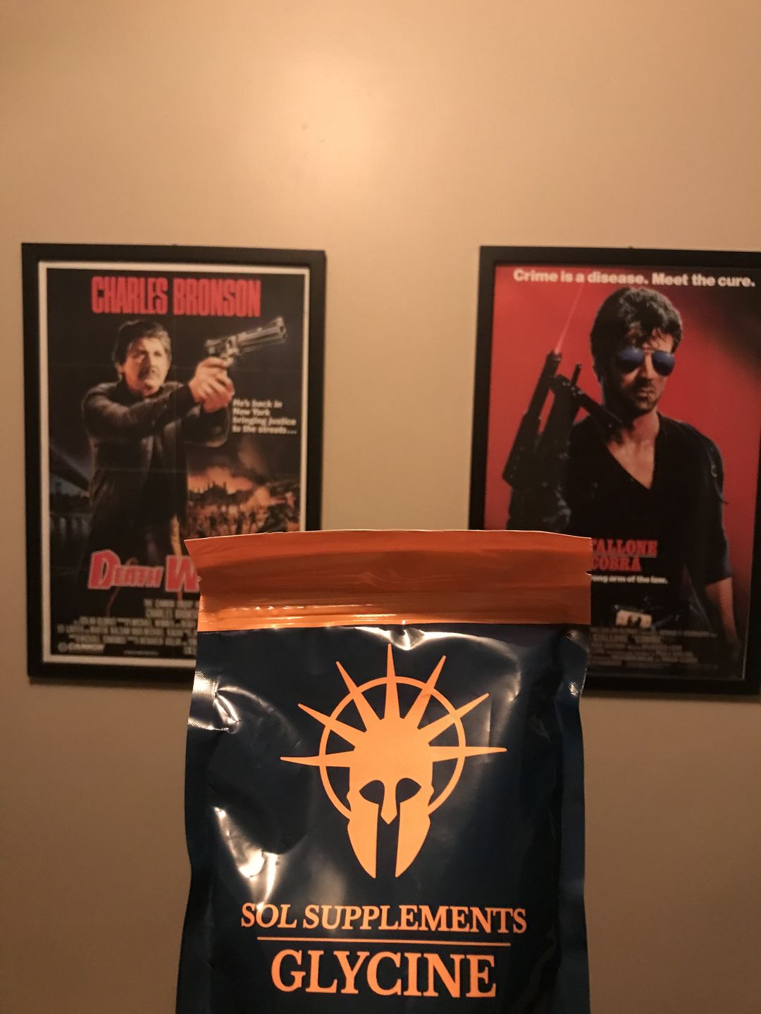 Customer photo review of Sol Supplements Glycine 250g Bag