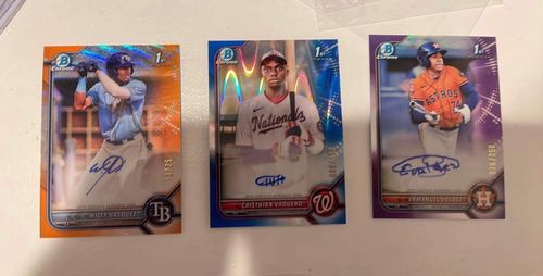 Customer photo review of 2022 Bowman Chrome Baseball Hobby HTA Choice (Presale)