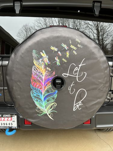 Customer photo review of Let It Be Feather with Dragonflies