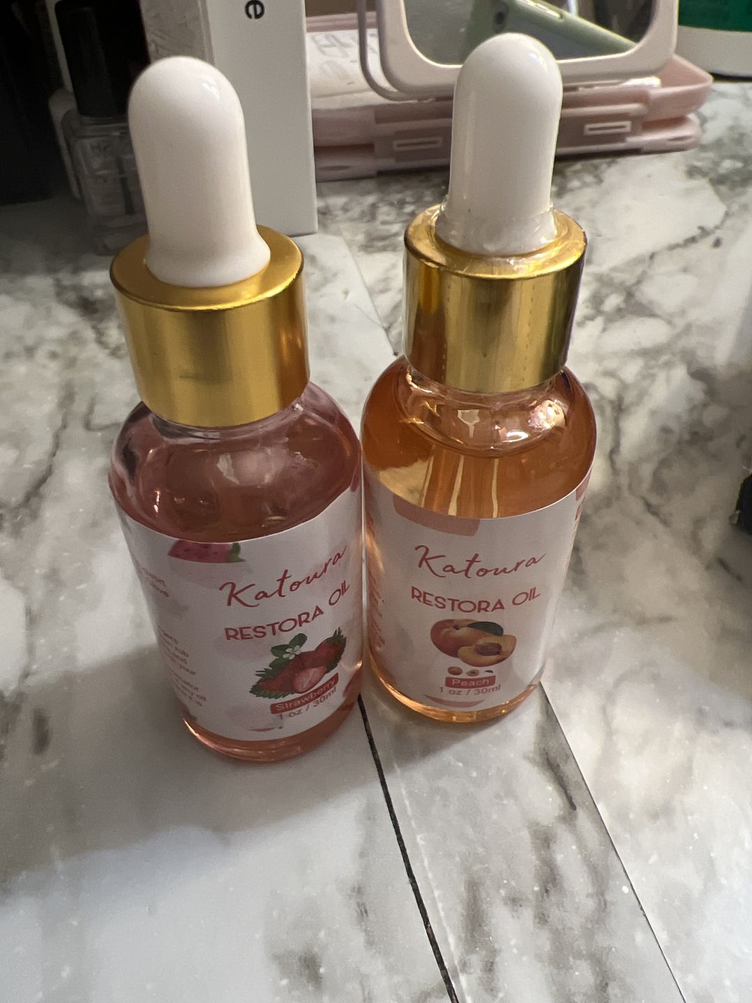 Customer photo review of Restora Oil Twin Set