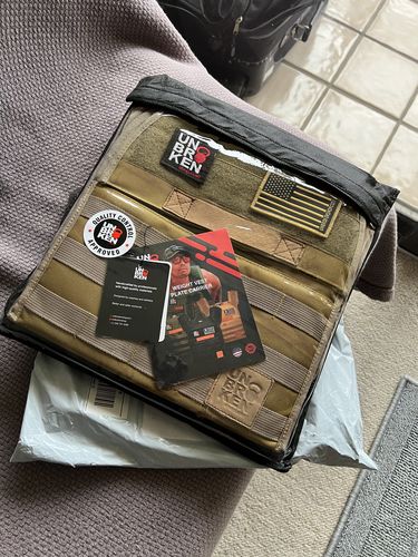Customer photo review of NEW Heavy Duty Weight Vest + Sand Plates