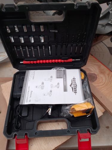 Customer photo review of Taladro Desatornillador Inalambrico 1360rpm 26pz + Extensor