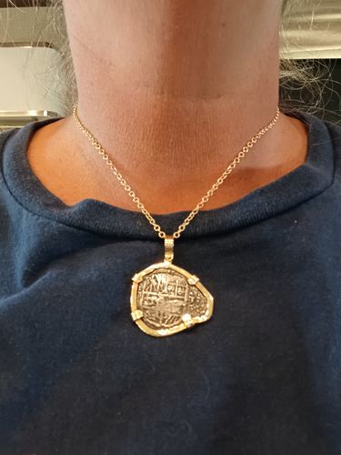 Customer photo review of Atocha Shipwreck 1622 - 4 Reales - Grade 3 - Assayer T (1618-1621)