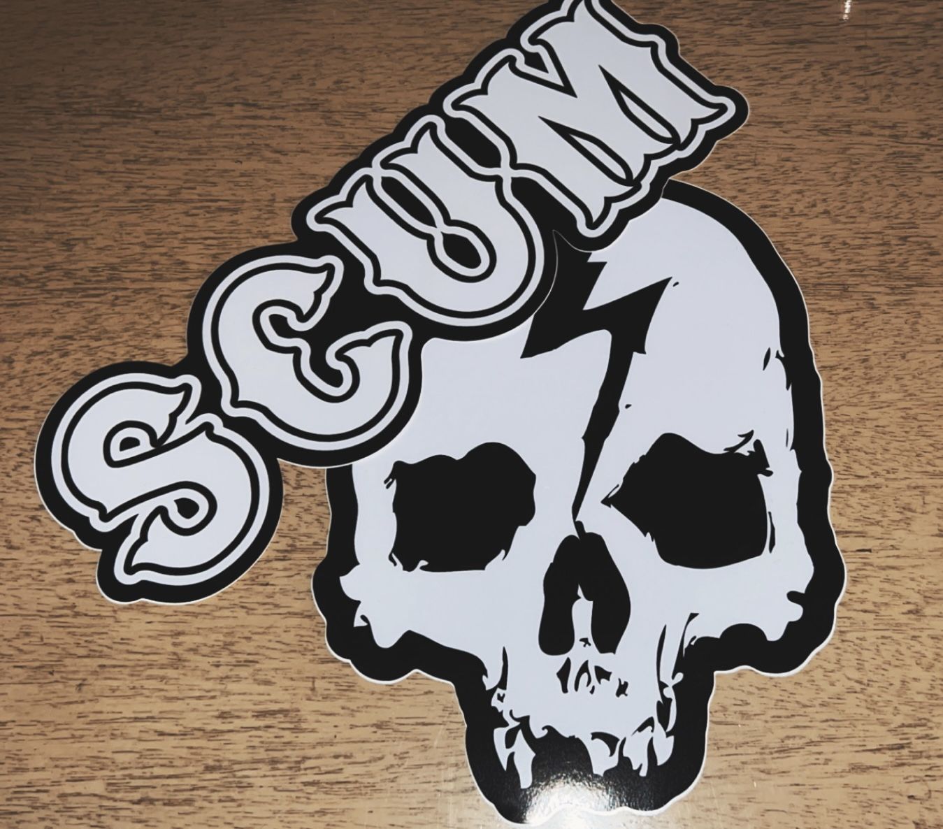 Customer photo review of LARGE SCUM STICKER