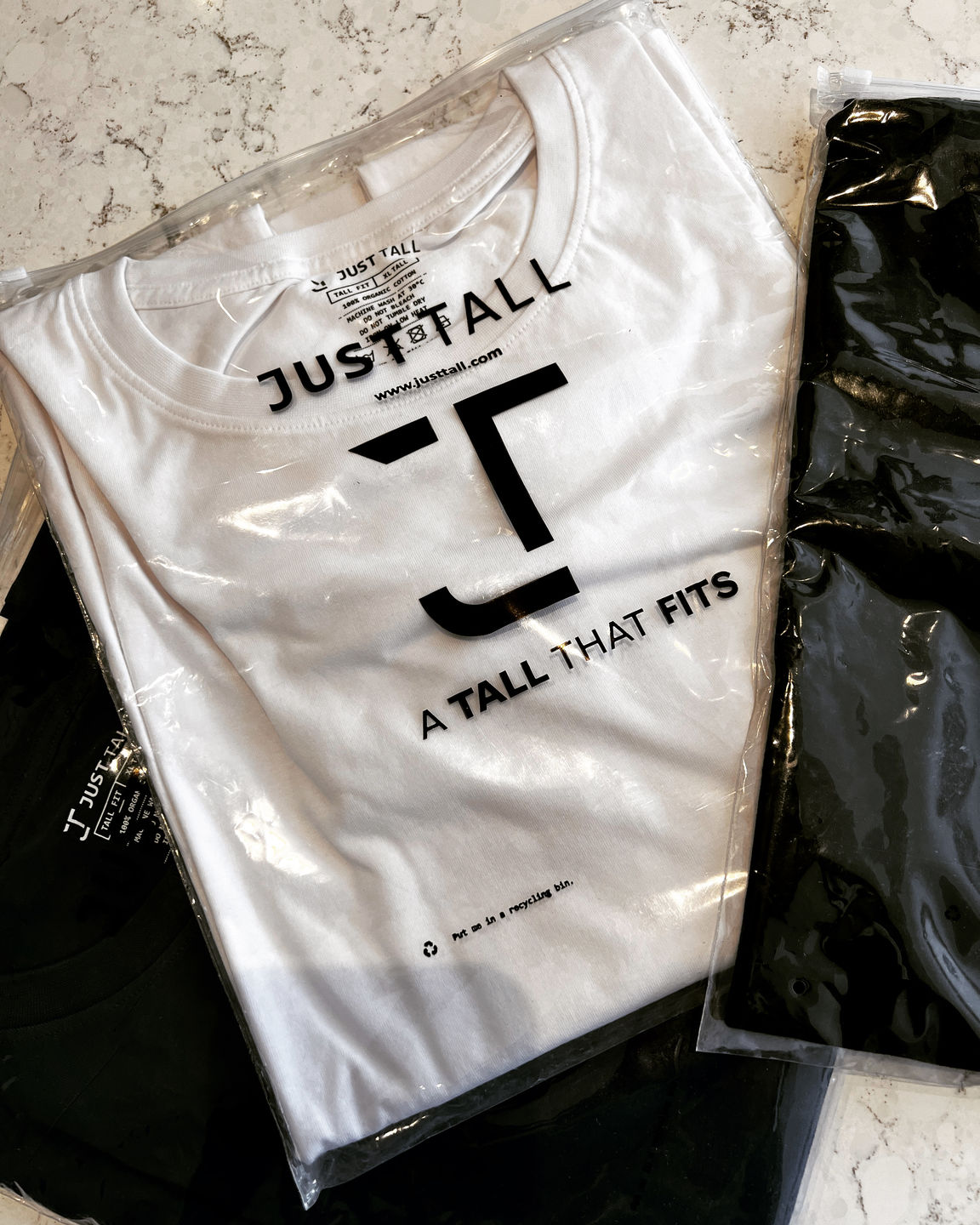 Customer photo review of Organic Tall Long Sleeve T-Shirt (White)