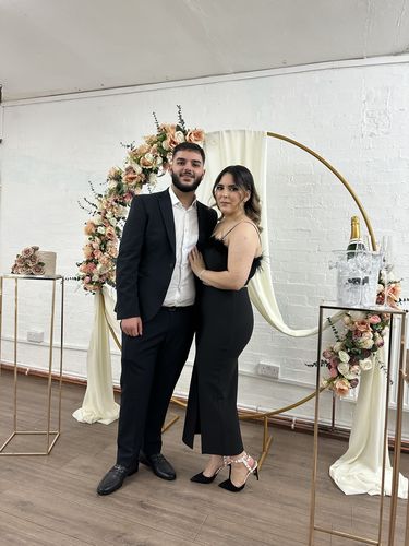 Customer photo review of TIFFANY Black Diamond And Feather Bandage dress  (Next Day Delivery Avaliable)