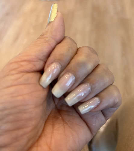 Customer photo review of Rocket Nail Fuel Nail Repair - Clear