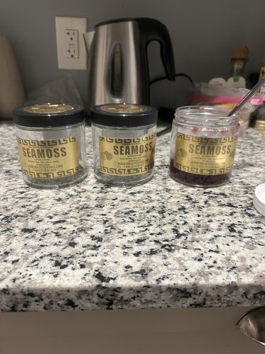 Customer photo review of Elderberry and Soursop Sea Moss Gel Trio