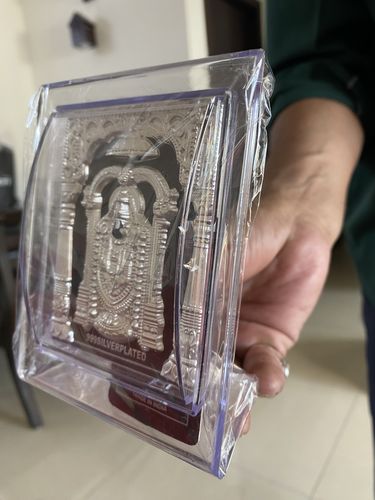 Customer photo review of 999 silver 3d Balaji frame 5 inch