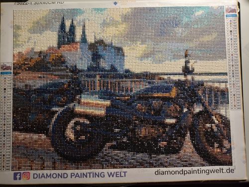 Kundenbewertung mit Foto zu Eigenes Foto Diamond Painting