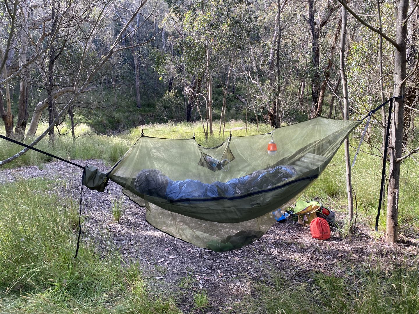 Customer photo review of Ultralight Hammock Set