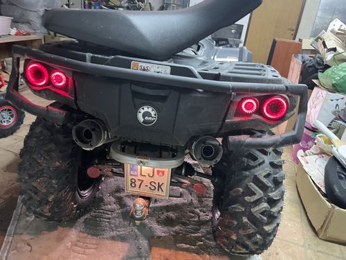 Customer photo review of Outlander G2 Split dual Krossflow slipon