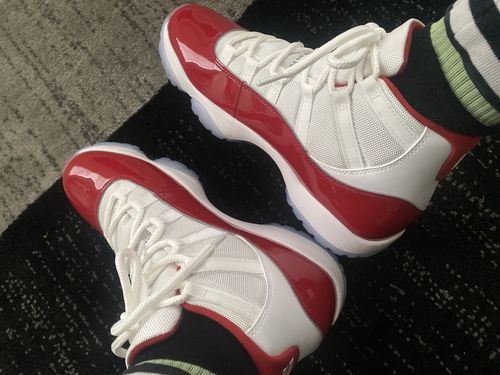 Customer photo review of Air Jordan 11 “Cherry” CT8012-116