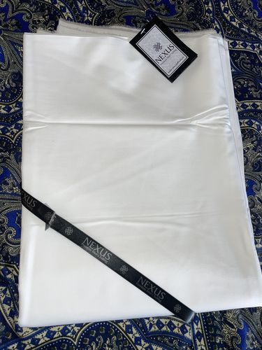 Customer photo review of Royal (White) Wash And Wear Unstitched