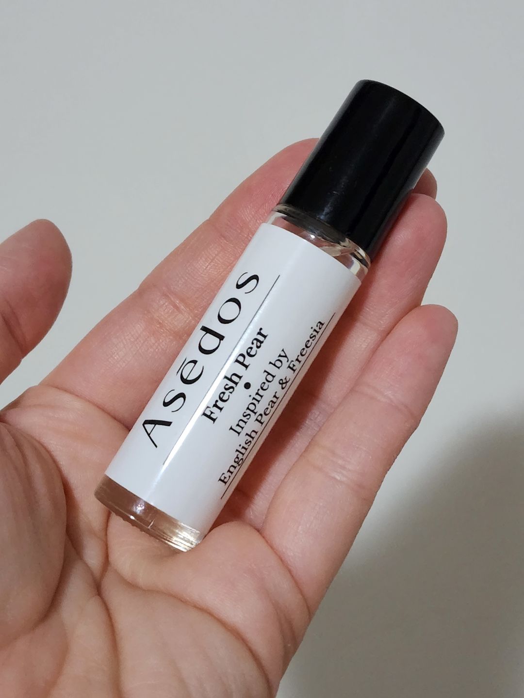 Customer photo review of FRESH PEAR PERFUME OIL