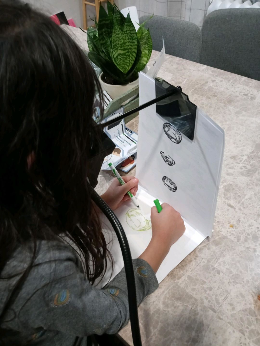 Customer photo review of Photo Enlarger & Bag