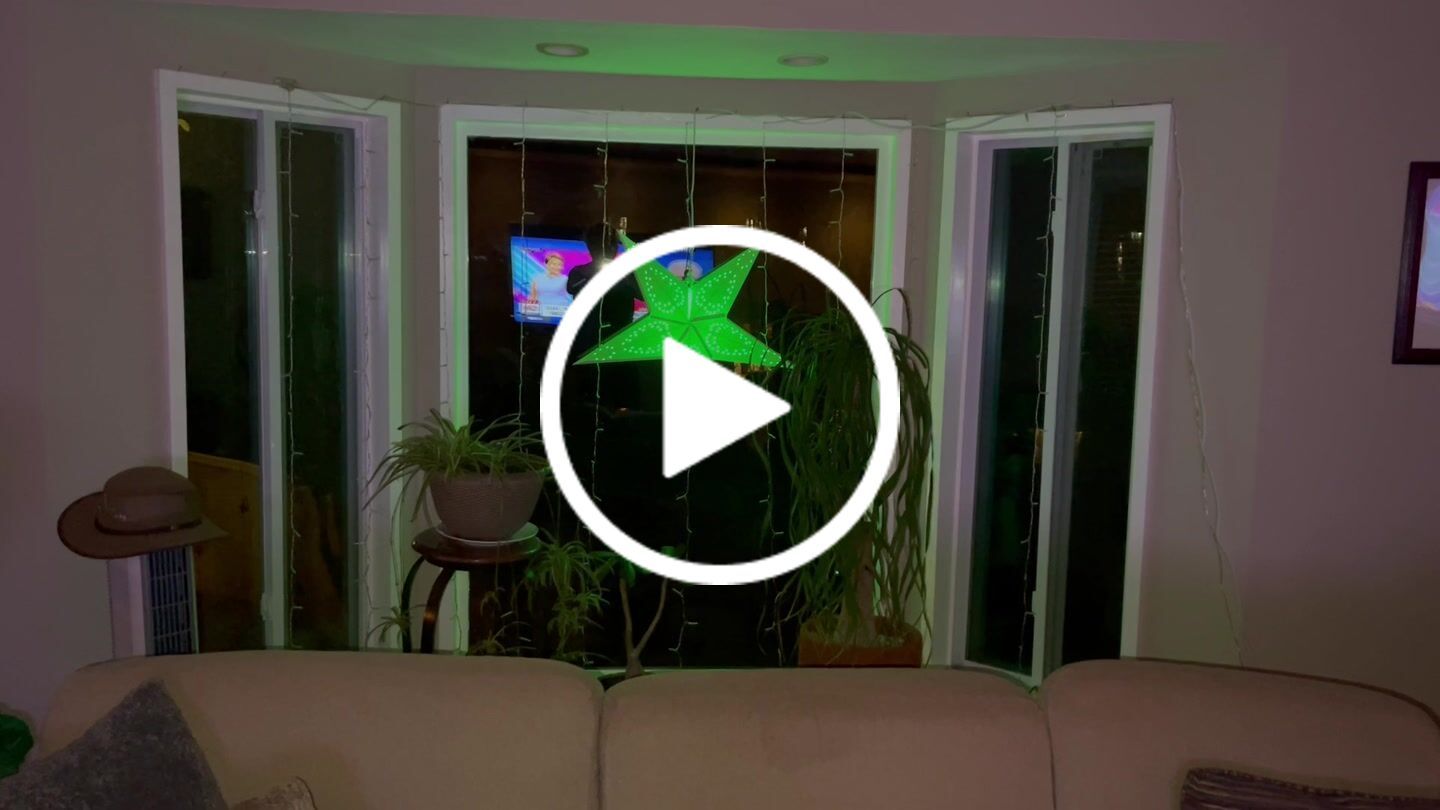 Customer video review of BLOWOUT 26" White Dot Cut-Out Star Lantern COMBO KIT with 15-FT Electrical Cord