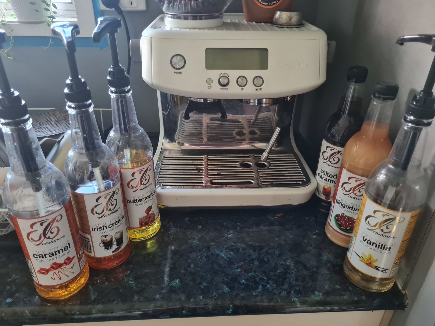Customer photo review of Caramel Coffee Syrup