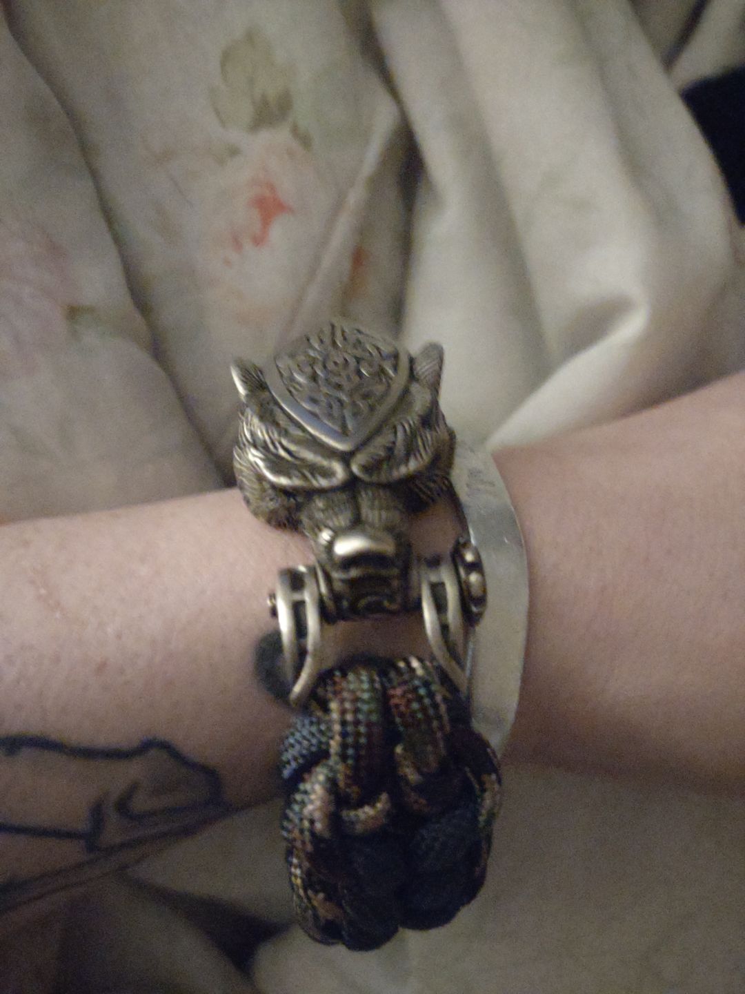 Customer photo review of Vikings Bear Paracord Bracelet