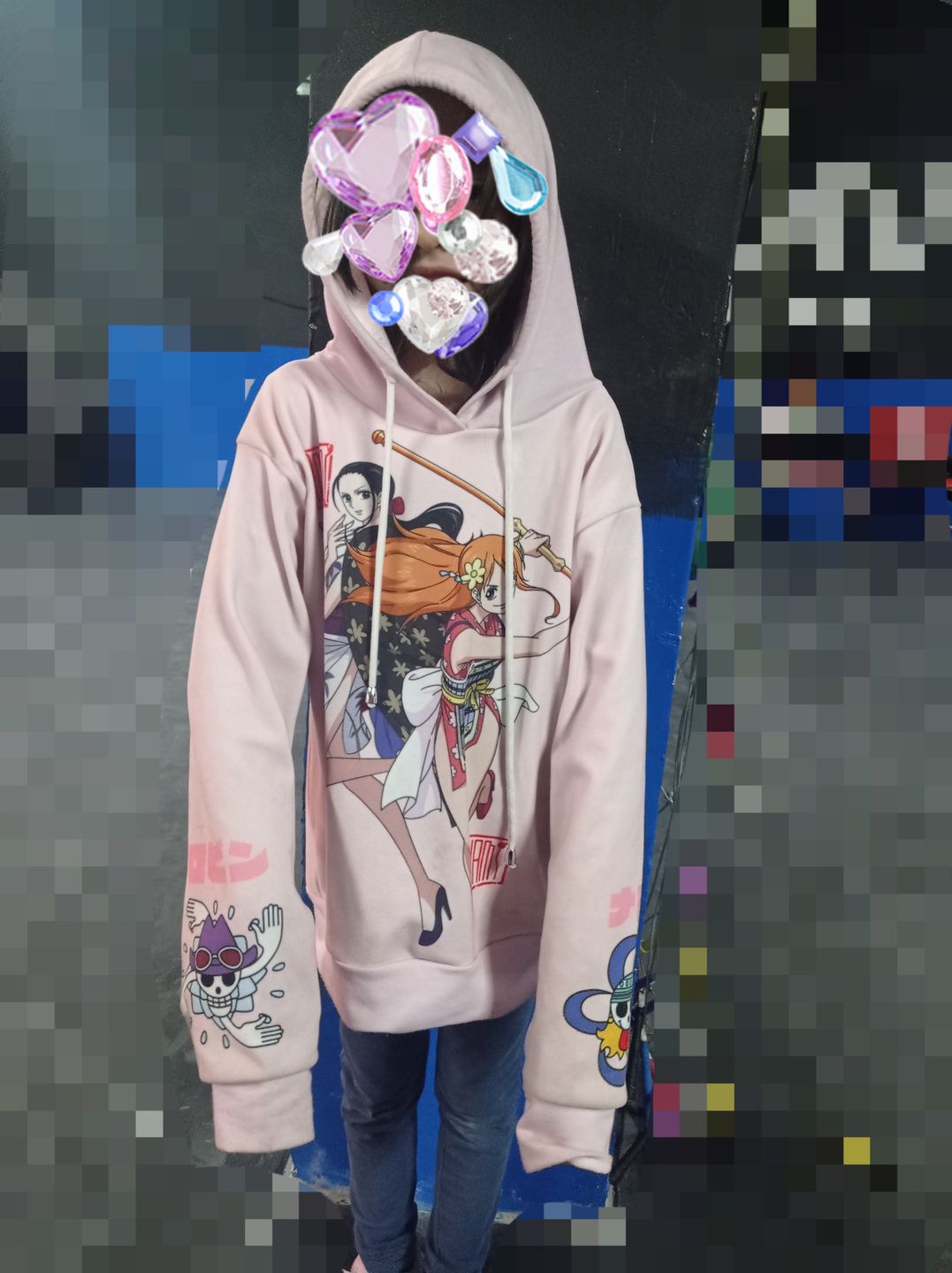 Customer photo review of Sudadera One Piece Mugiwaras Nami y Robin