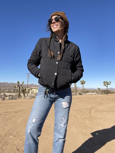 Customer photo review of Moonwalker Reversible Sherpa Jacket