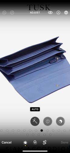 Customer photo review of Siam Accordion Wallet