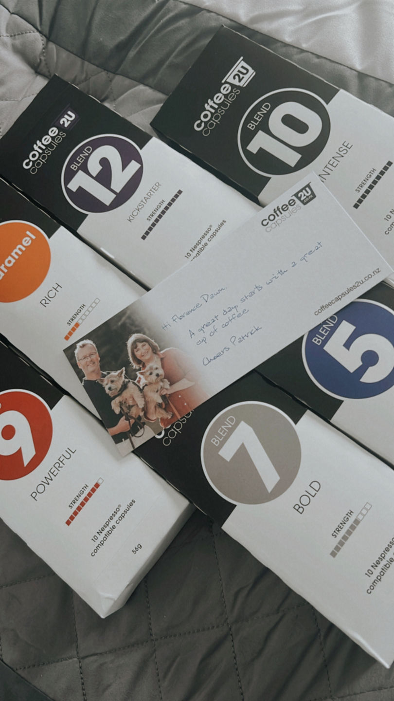 Customer photo review of Regular Capsule Sampler Pack: 50 Capsules