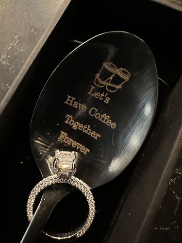 Customer photo review of Cute Spoon-Let's Have Coffee Together Forever