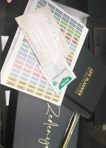 Customer photo review of Life Planner Box Premium