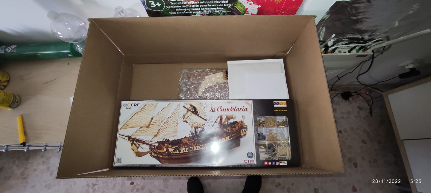 Customer photo review of Maqueta Barco La Candelaria