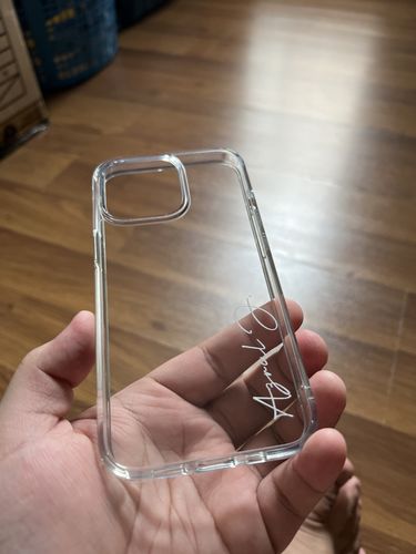 Customer photo review of Lucid Clear Case for iPhone (Customisable)
