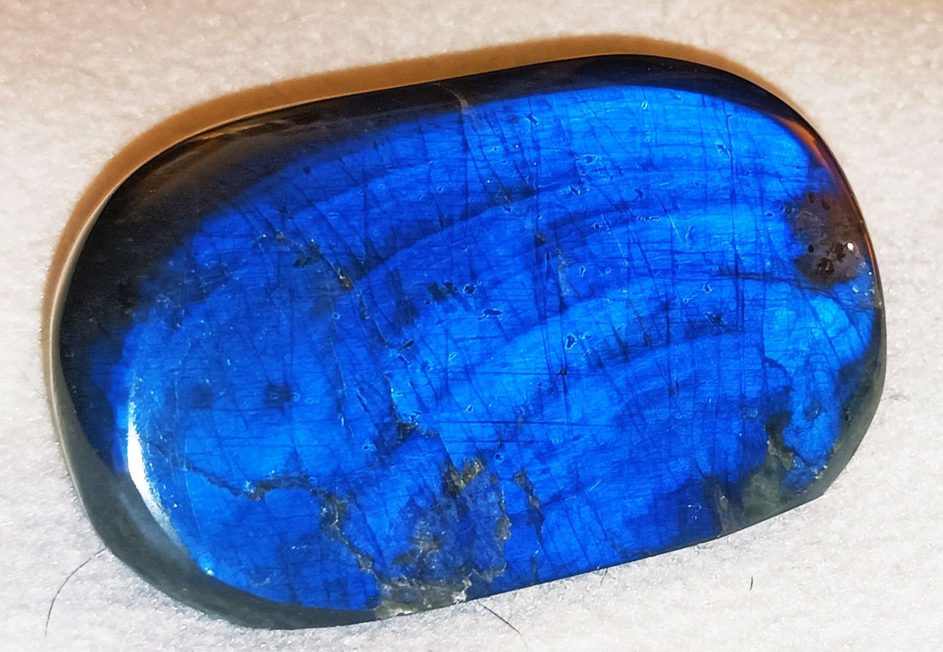 Customer photo review of Labradorite Bleue Flash, Forme libre