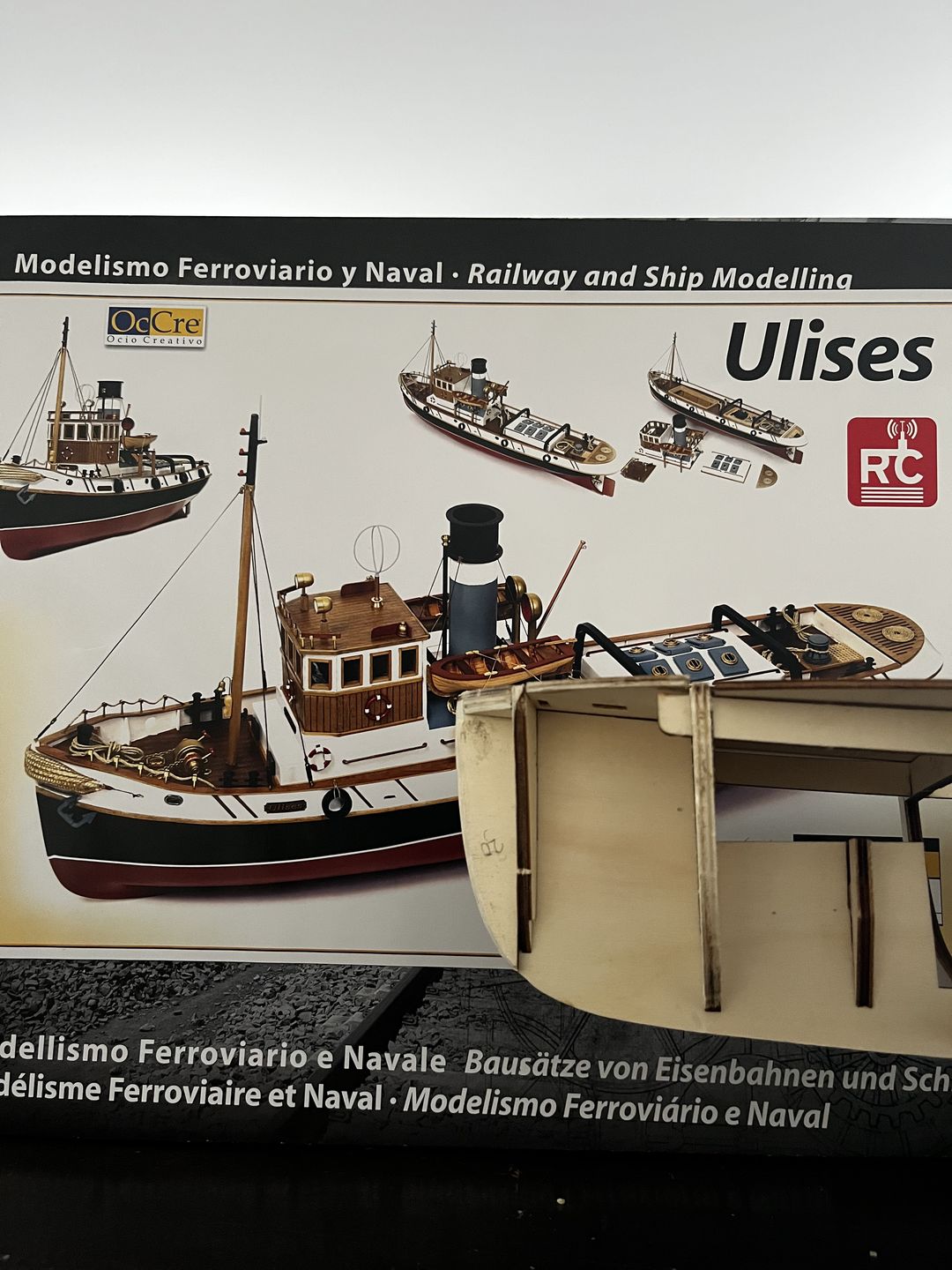 Customer photo review of Maqueta Barco Ulises RC