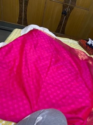 Customer photo review of ROYAL PRINCESS PINK WOVEN KANJIVARAM SILK SAREE