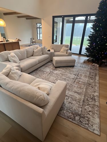 Customer photo review of Amelie Machine Washable Rug