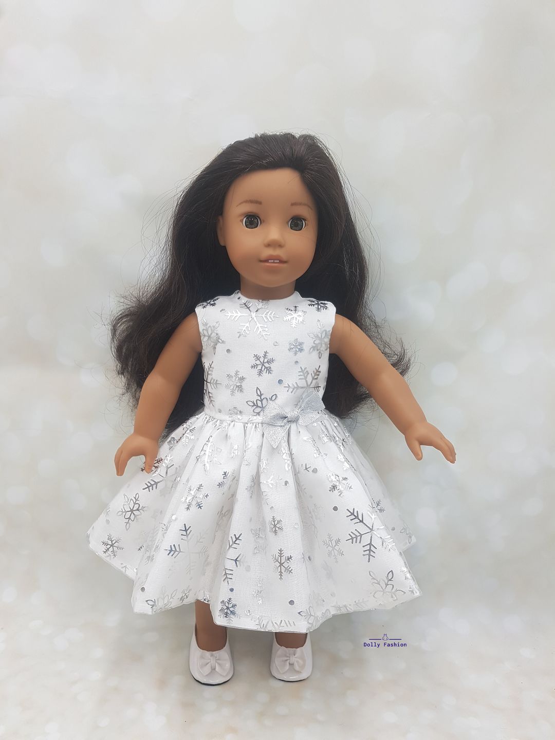 Customer photo review of Snowflakes Organza Fabric