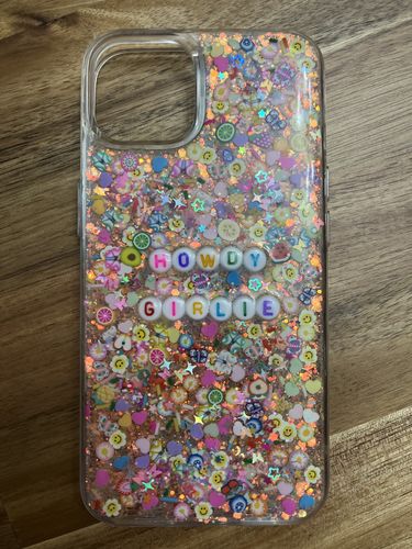Customer photo review of Rainbow Phone Case