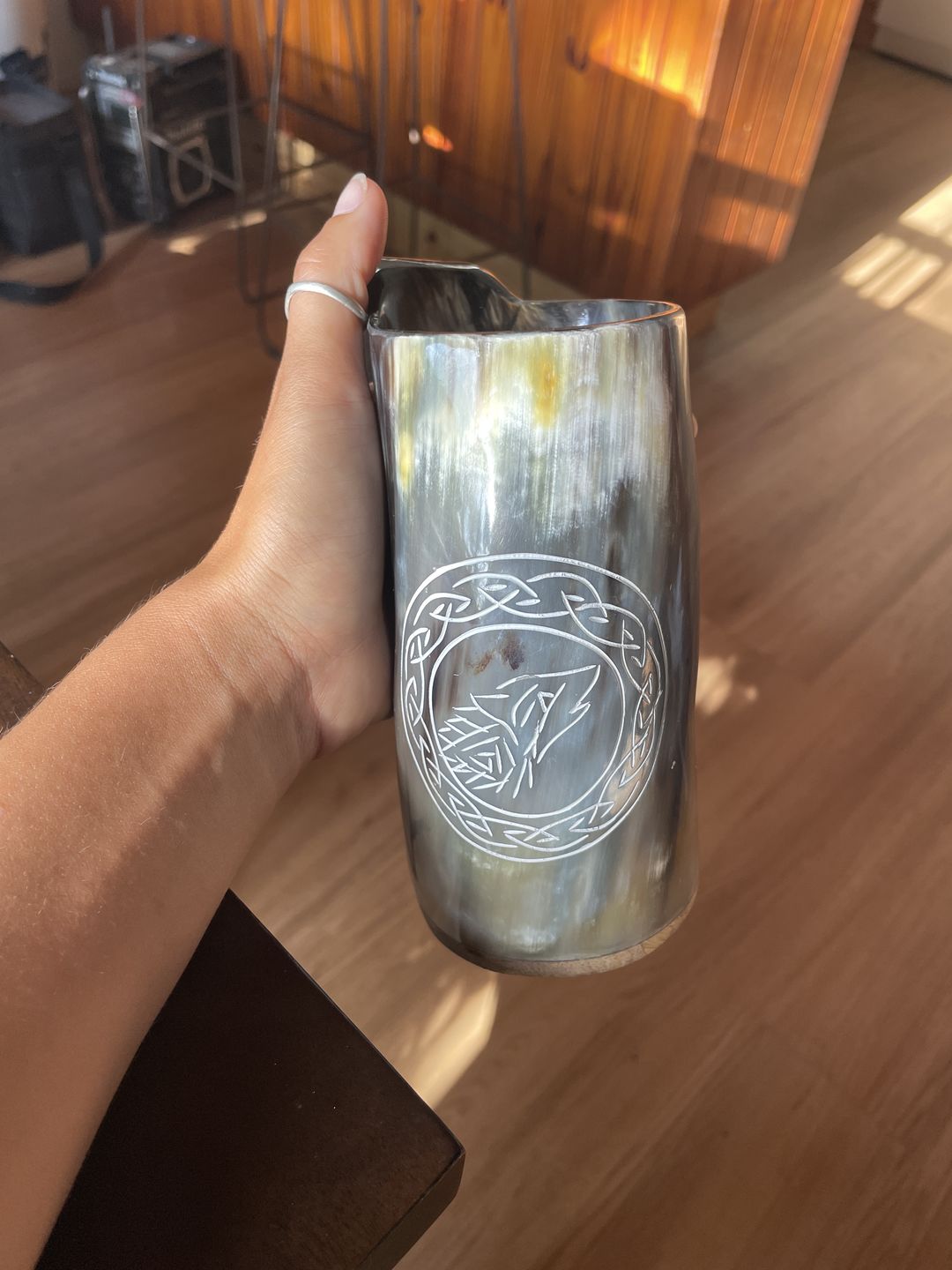 Customer photo review of Howling Fenrir Wolf Mug (500mL) (Preorder)