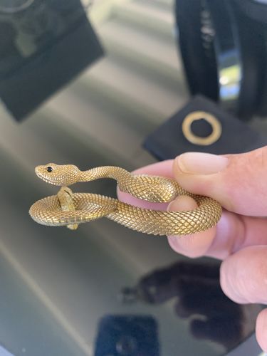Customer photo review of Snake Keychain