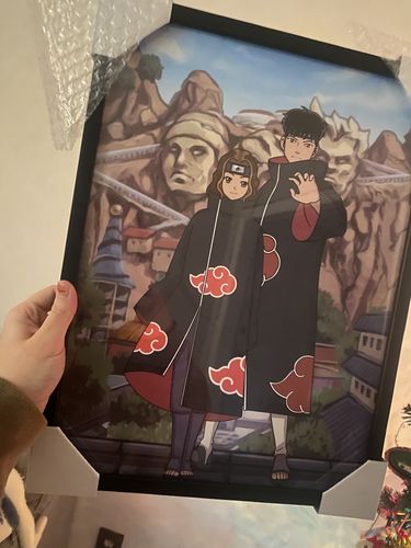 Customer photo review of Naruto Style Custom Portrait