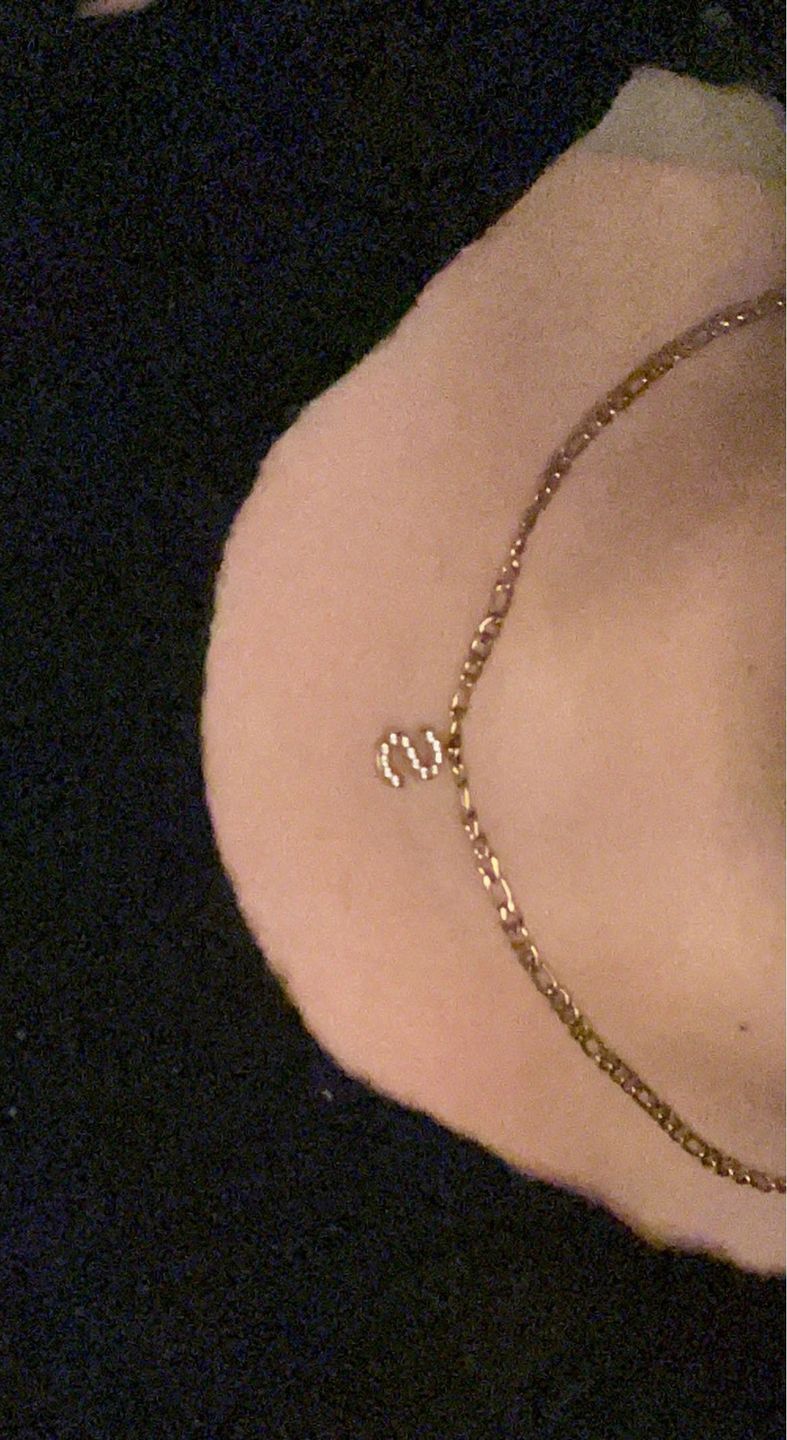Customer photo review of Classic Letter Halskette | 18K vergoldet