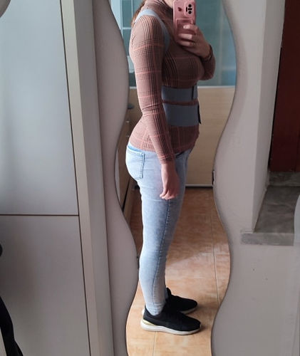 Customer photo review of ScoliosisCare™ Posture Corrector Back Brace