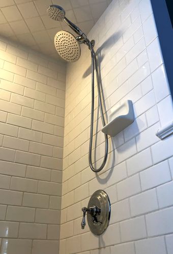 Customer photo review of 3-Spray Dual Shower Head Set