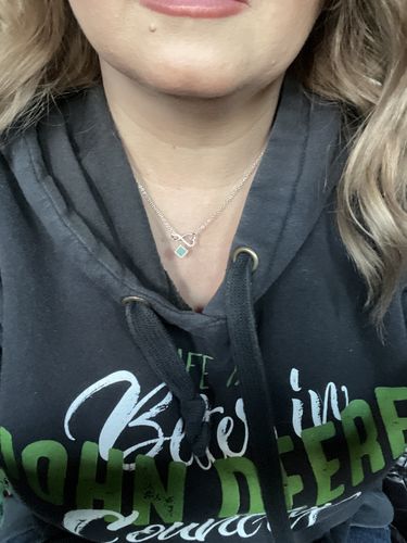 Customer photo review of Eternal Love Necklace