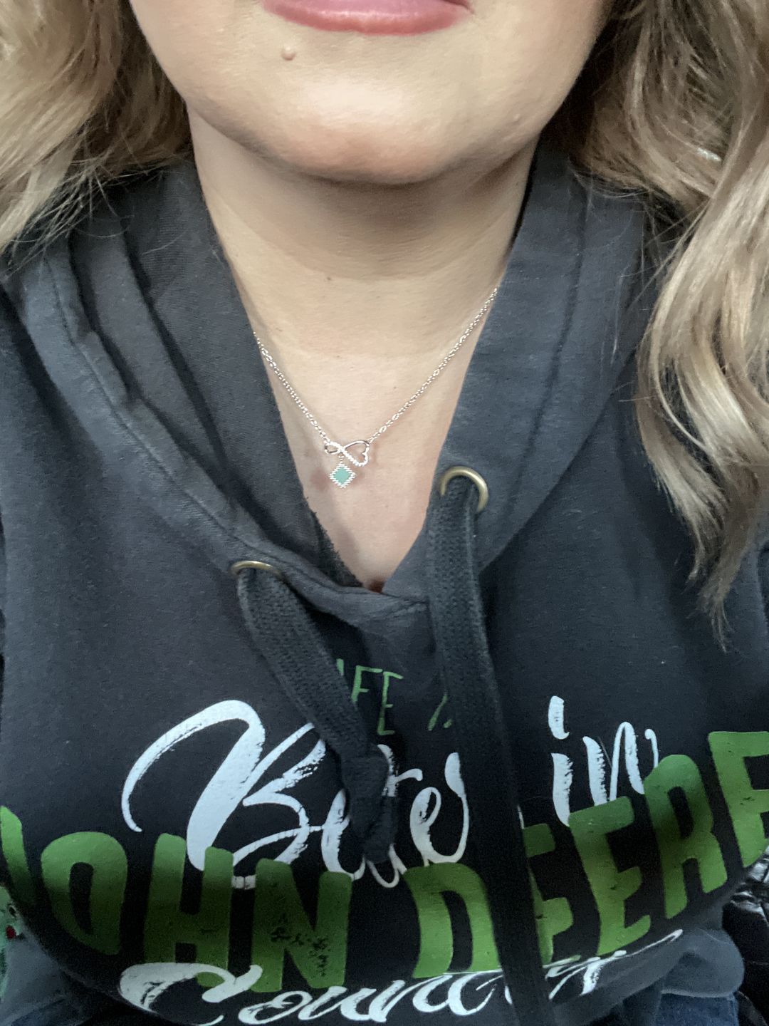 Customer photo review of Eternal Love Necklace