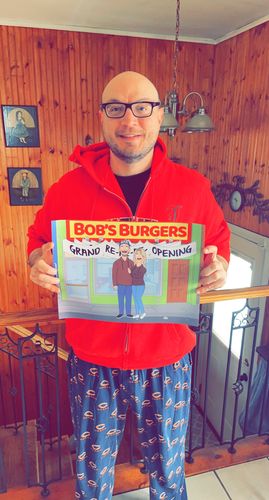 Customer photo review of Bob’s Burgers Custom Portrait