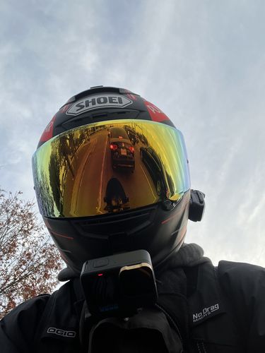 Customer photo review of Shoei X-14/X-Spirit III Camera Mount