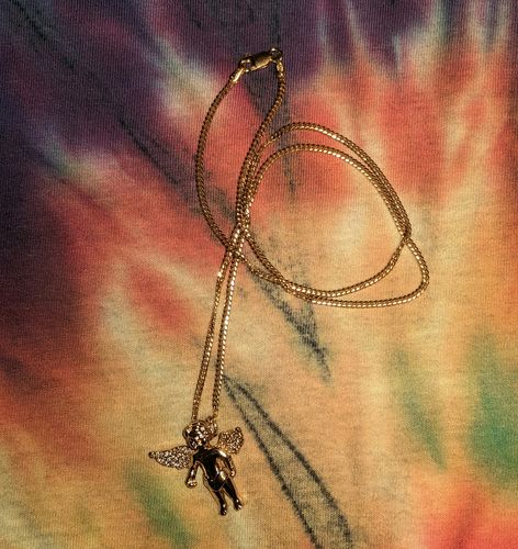 Customer photo review of 2mm 14k Gold Dipped 925 Silver Miami Cuban Chain